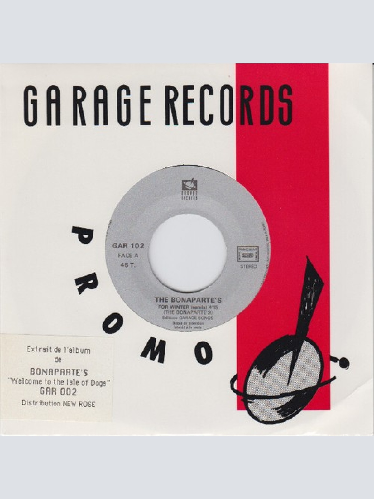 7", Promo The Bonaparte's - For Winter / Hymn