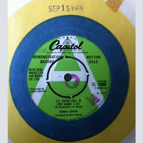 7", Promo, 4-P Bobbie Gentry - I'll Never Fall In Love Again