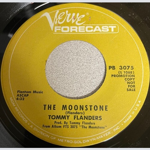 7", Promo Tommy Flanders - The Moonstone / Between Purple And Blue