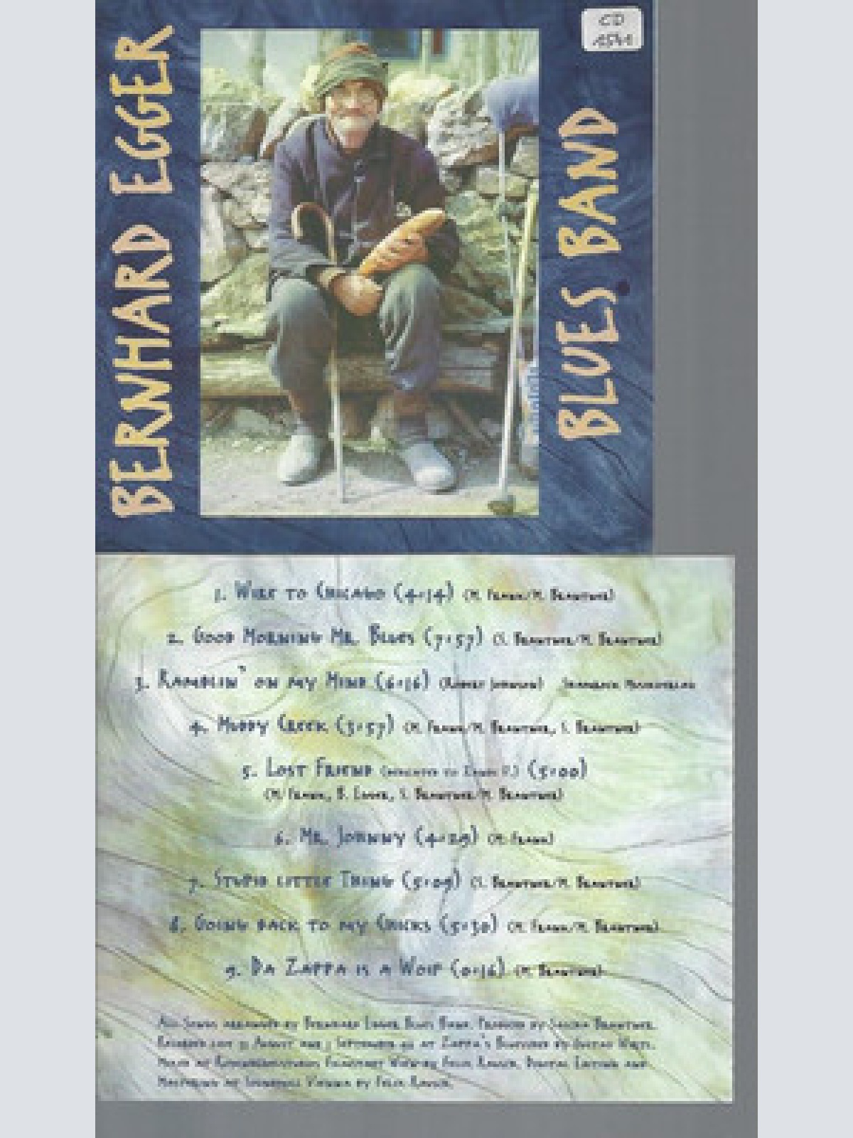 CD--BERNHARD EGGER BLUES BAND  //SAME