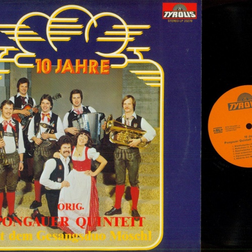 LP--Orig. Pongauer Quintett -- 10 Jahre   // NM