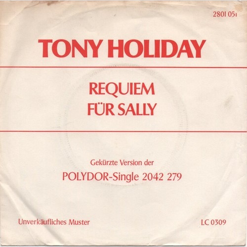 7", Single, Promo Tony Holiday - Requiem Für Sally