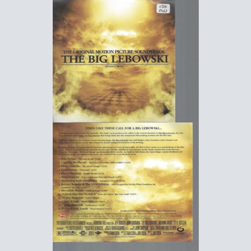 CD--THE BIG LEBOWSKI //OST //PROMO
