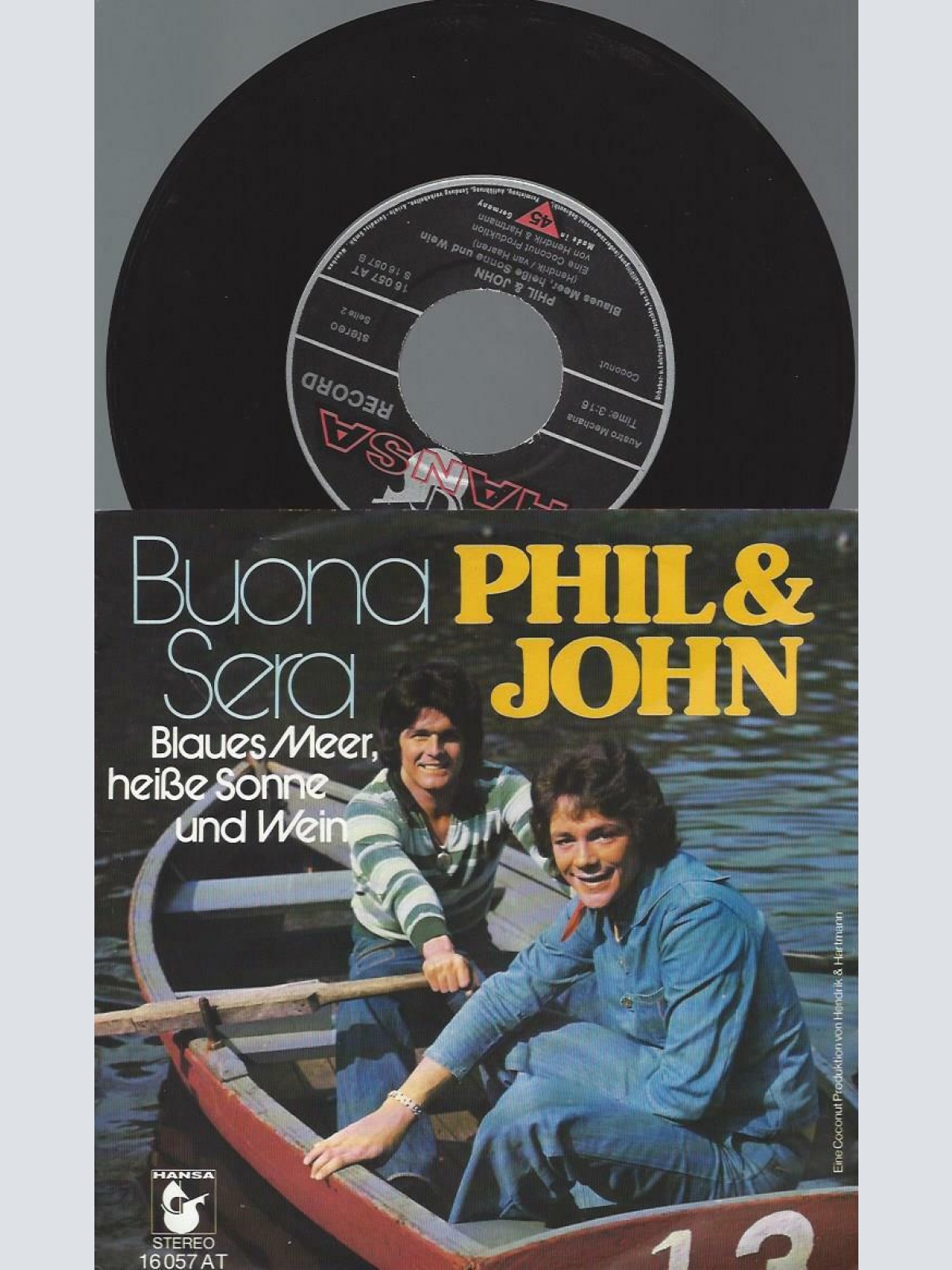 7"  Phil & John – Buona Sera