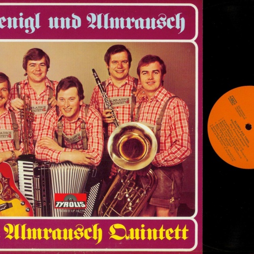 LP--Orig. Almrausch-Quintett -- Platenigl und Almrausch     // NM