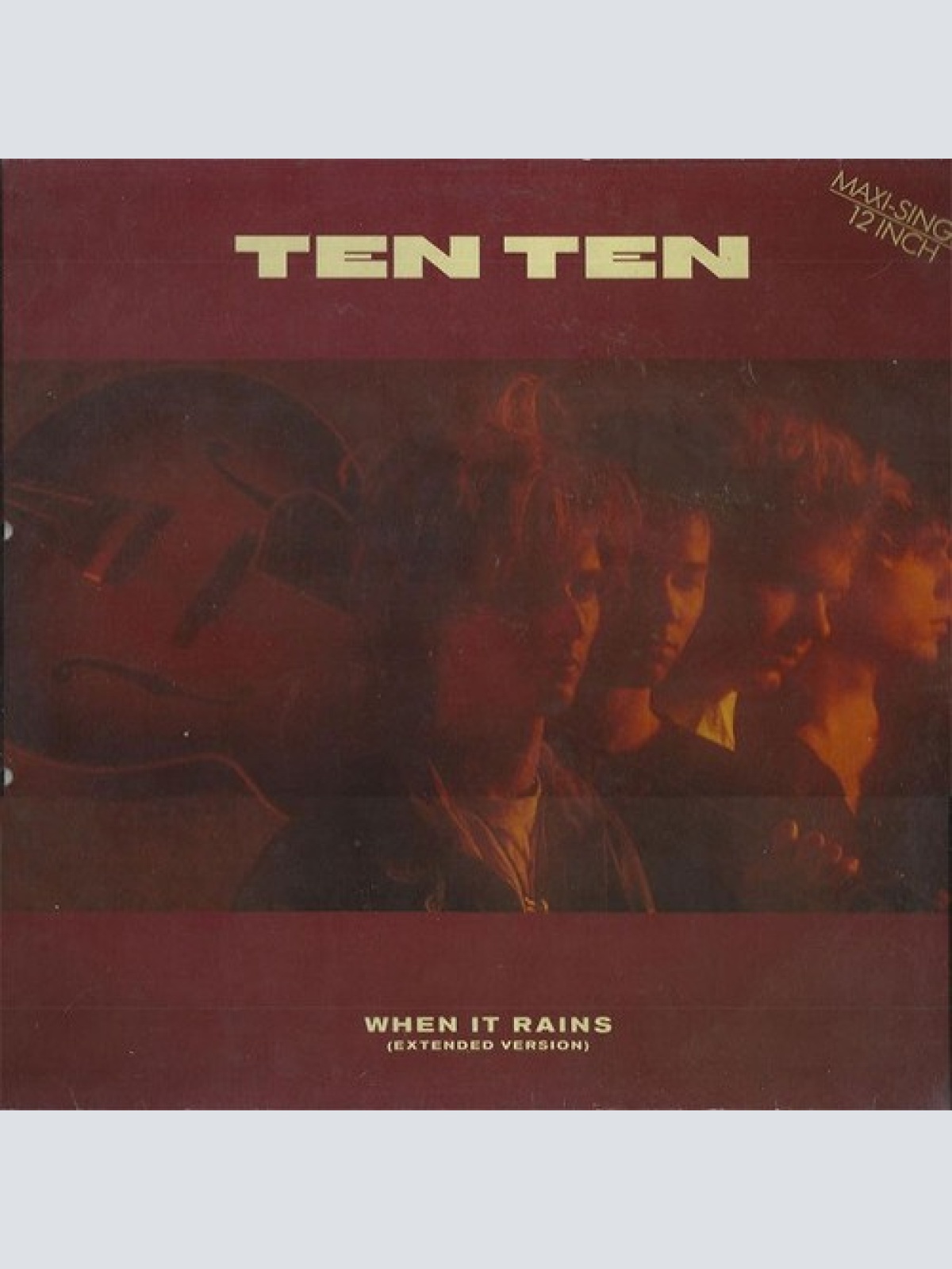 12", Maxi Ten Ten (2) - When It Rains