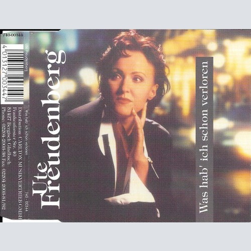 CD, Maxi Ute Freudenberg - Was Hab' Ich Schon Verloren