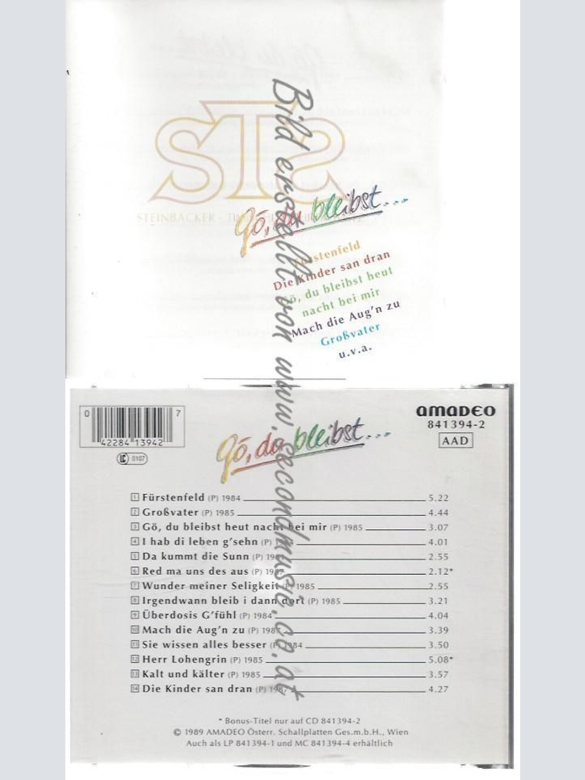 CD--STS--    GÖ,DU BLEIBST.