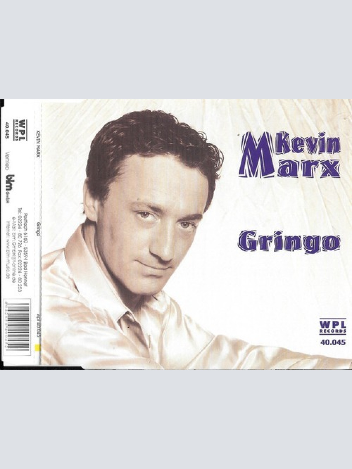 CD, Maxi Kevin Marx - Gringo