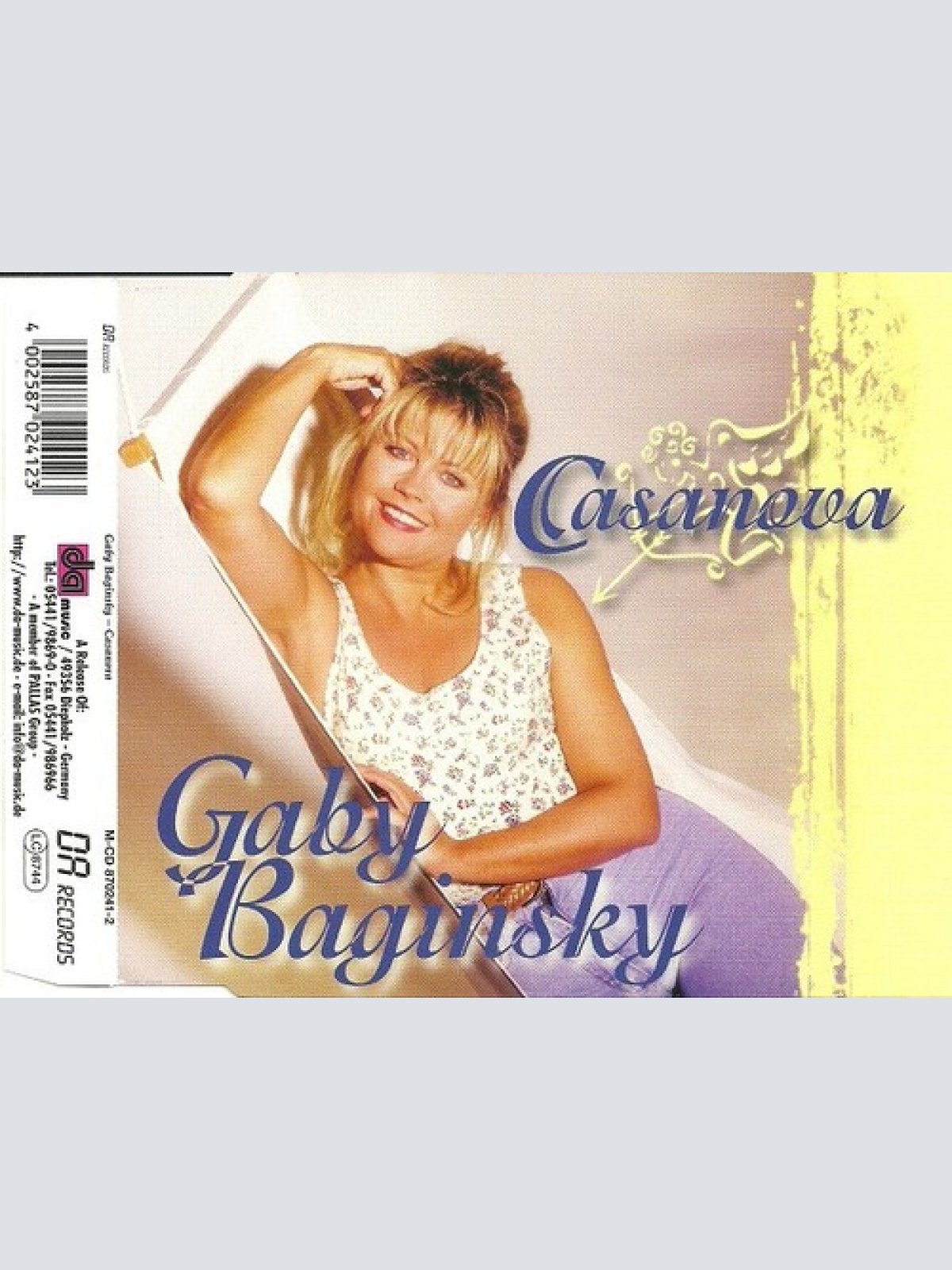 CD, Maxi Gaby Baginsky - Casanova
