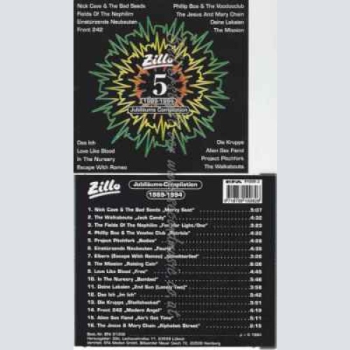 CD--VARIOUS | -- 5 YEARS OF ZILLO. JUBILÄUMS-COMPILATION (-)