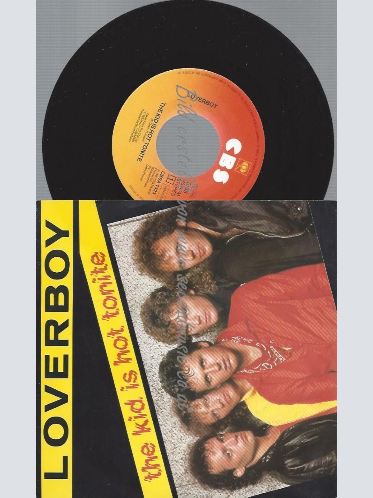 7"  Loverboy  The Kid Is Hot Tonite