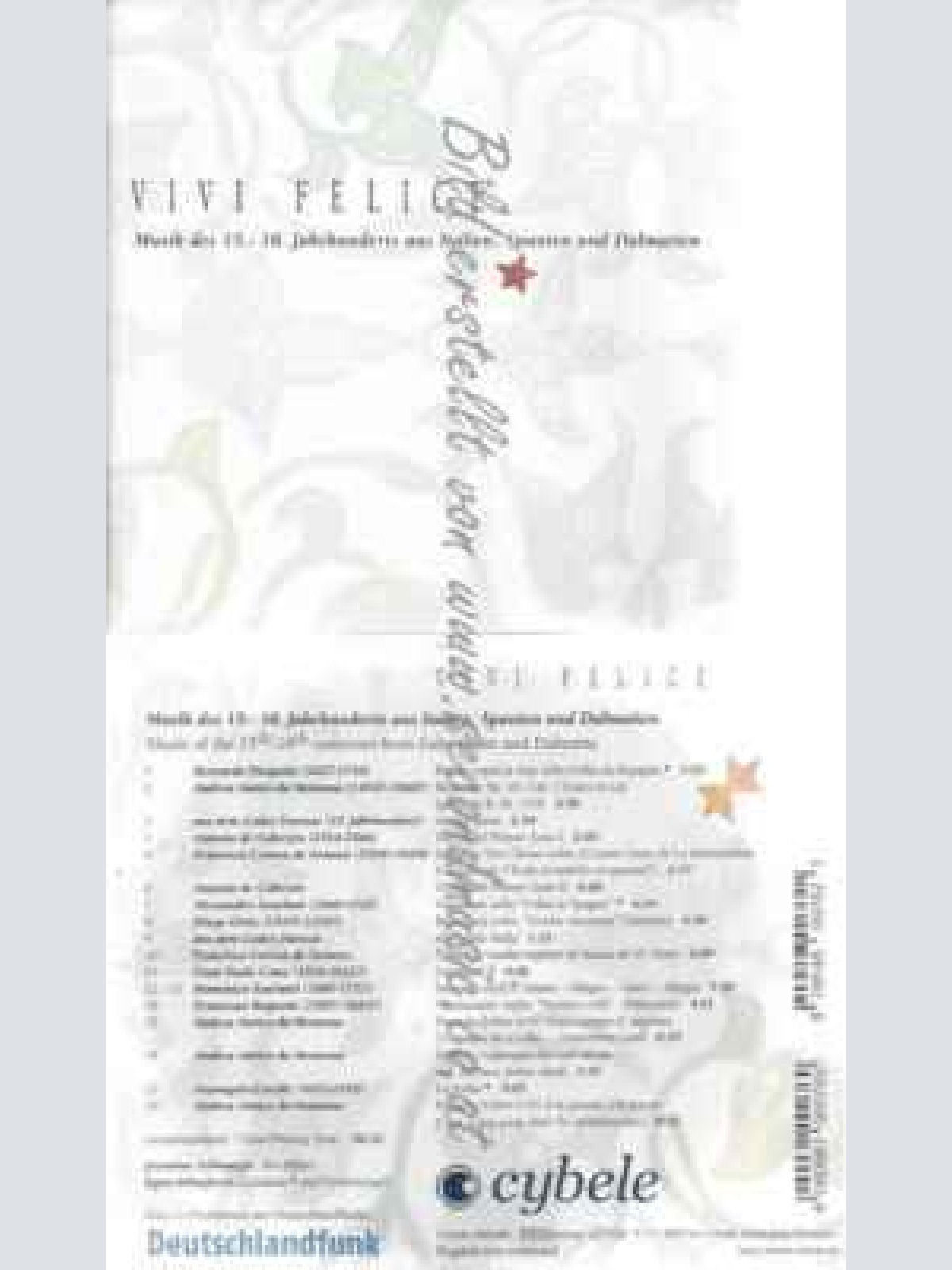 CD--SCHWARZER, MIHAJLOVIC, ET AL.--VIVI FELICE