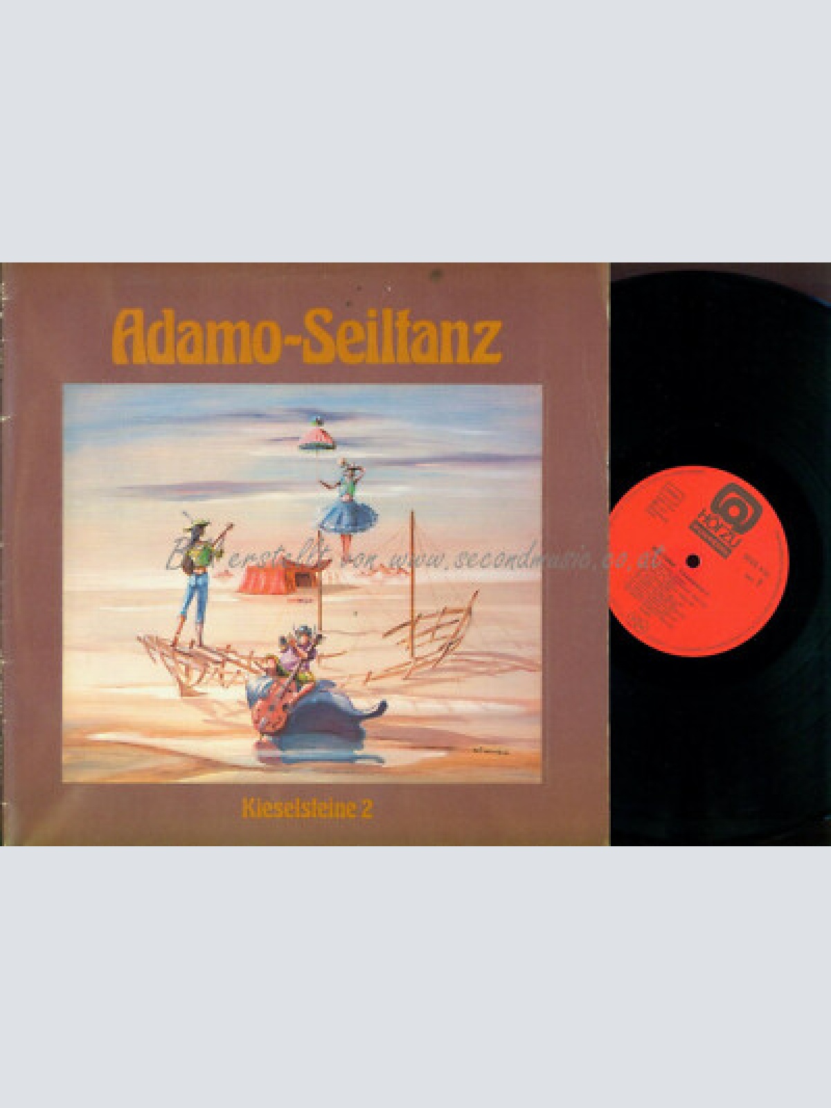 LP--  Adamo – Seiltanz - Kieselsteine 2  // FOC