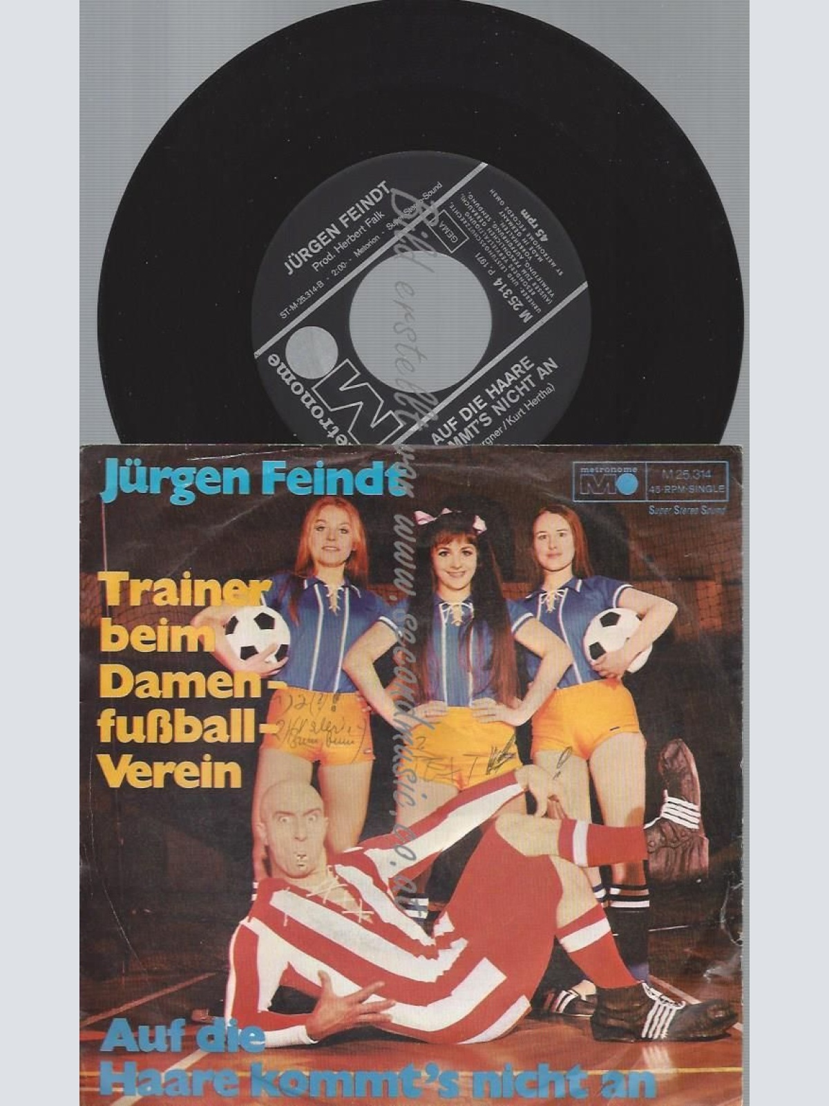 7" JÜRGEN FEINDT TRAINER BEIM DAMENFUSSBALLVEREIN