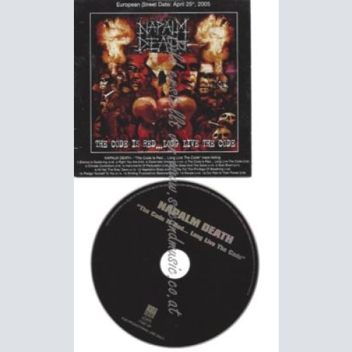CD--NAPALM DEATH--    THE CODE IS RED - LONG LIVE THE CODE