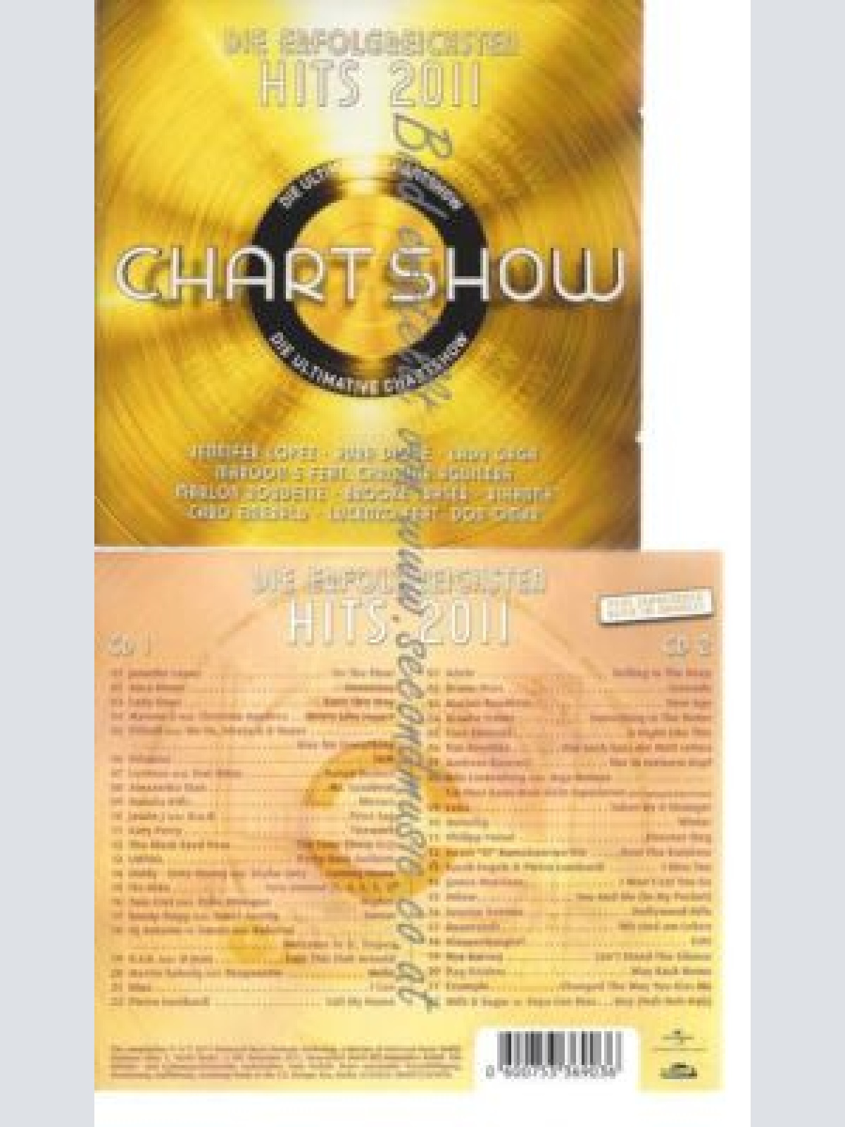 CD--    DIE ULTIMATIVE CHARTSHOW-HITS 2011  | DOPPEL-CD