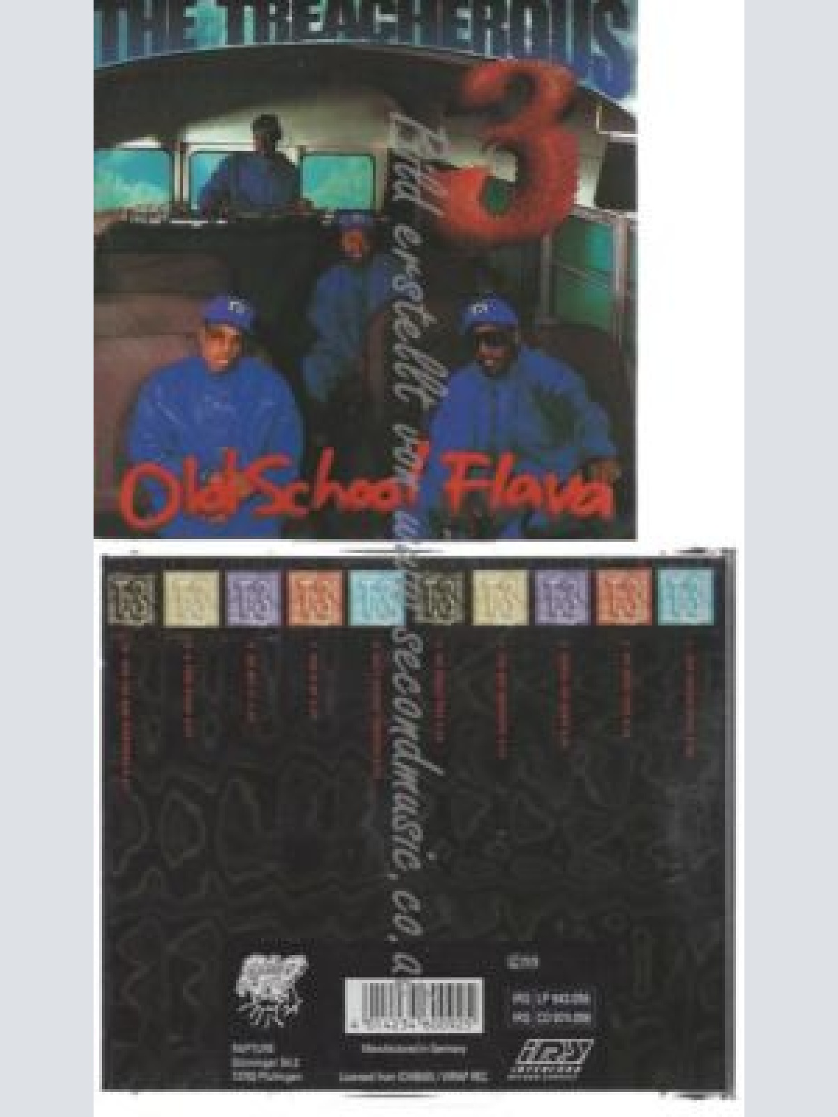 CD-- The Treacherous Three  Old School Flava