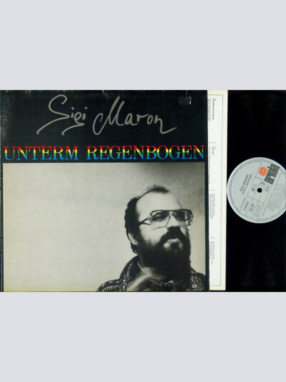 LP--Sigi Maron – Unterm Regenbogen / + Beilage