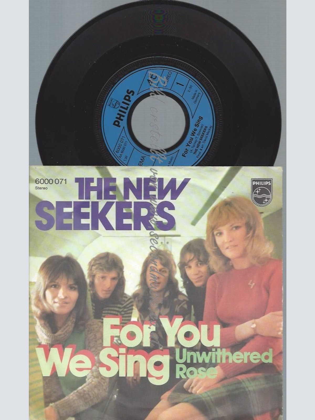 7"   The New Seekers  For You We Sing  //DE