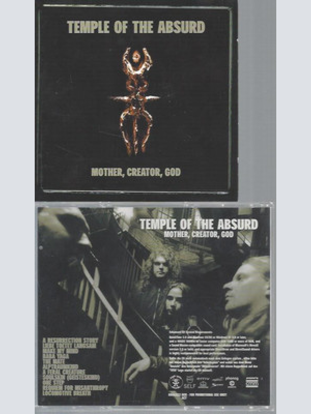 CD-Temple Of The Absurd  Mother, Creator, God // Promo-- 2 CDs