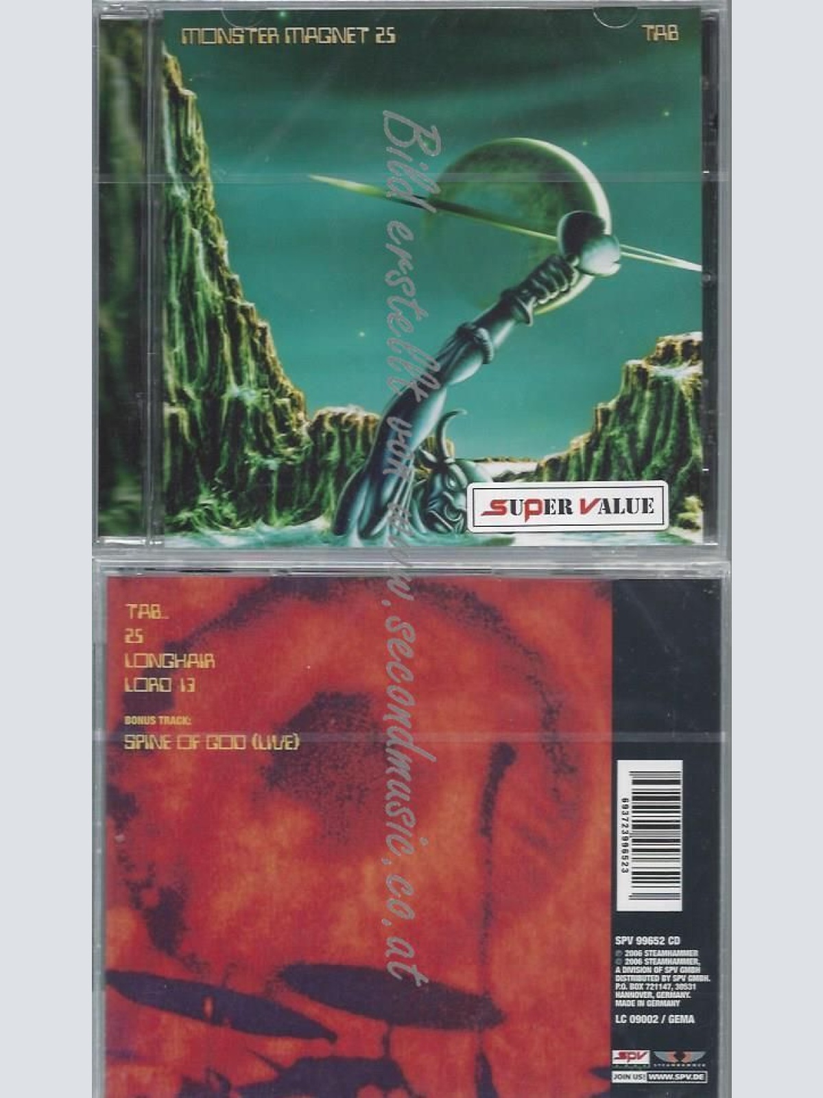 CD-- Monster Magnet  25 Tab