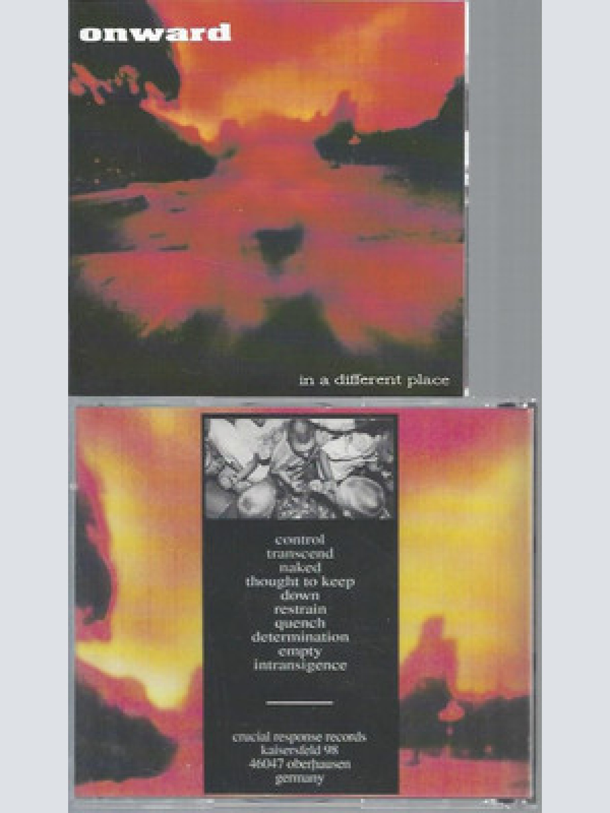 CD-Onward  In A Different Place