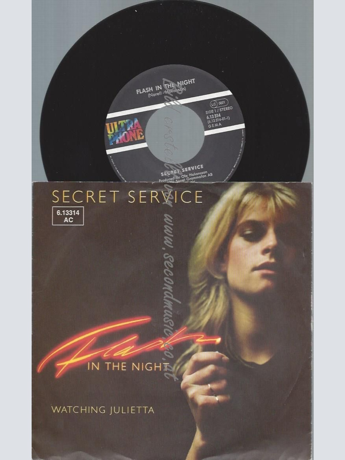 7"   Secret Service  Flash In The Night