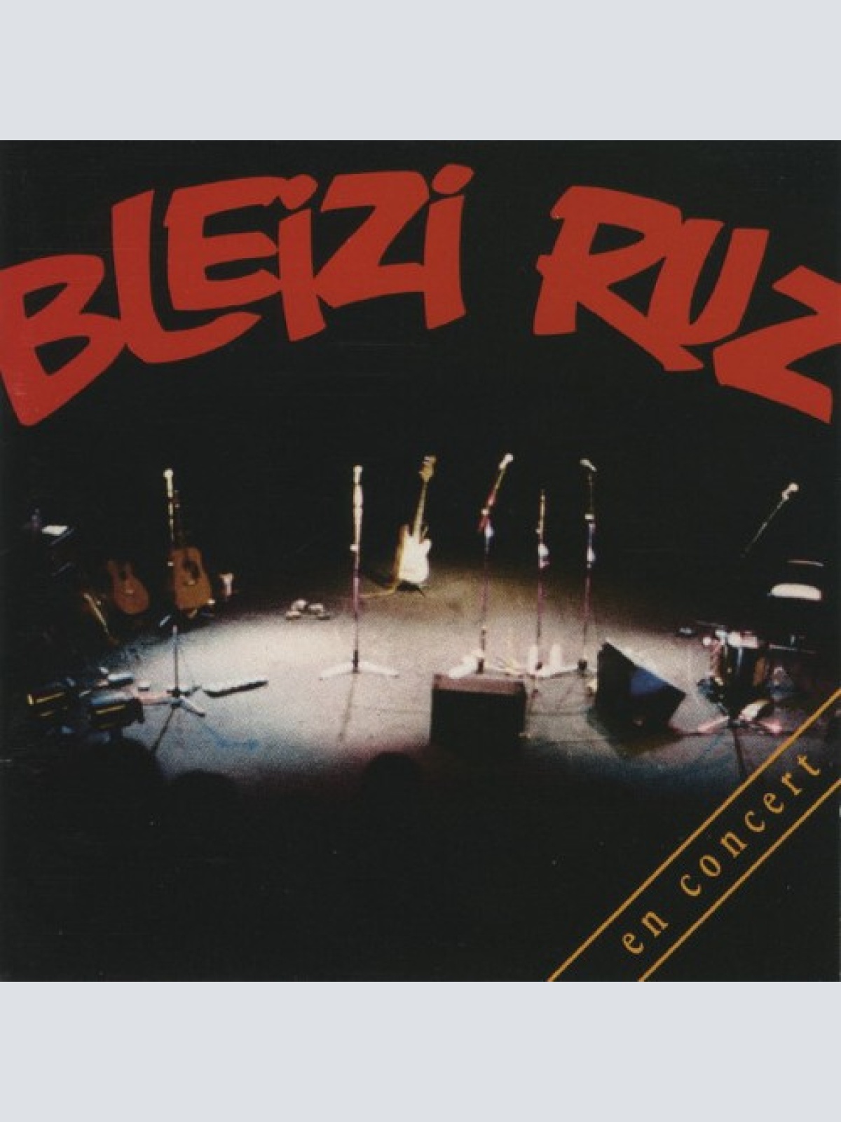 CD, Album Bleizi Ruz - En Concert