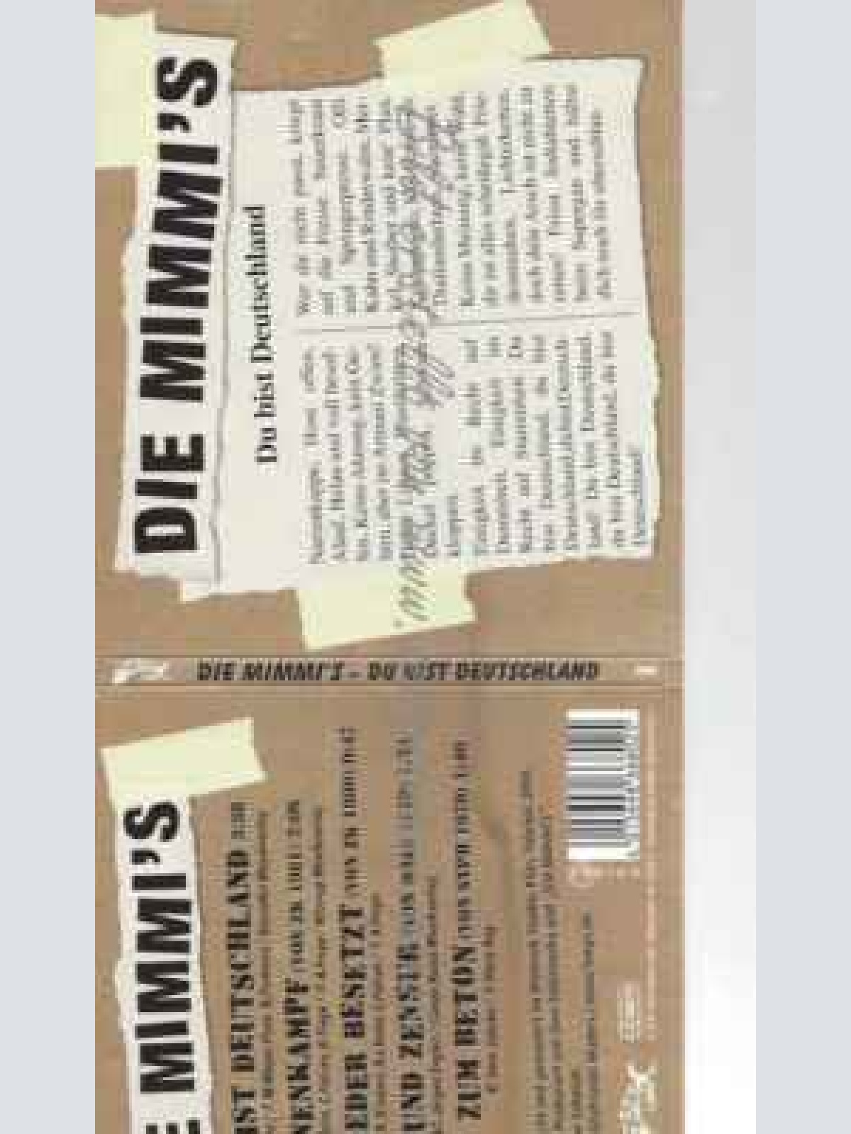 CD--DIE MIMMI'S | --DU BIST DEUTSCHLAND EP