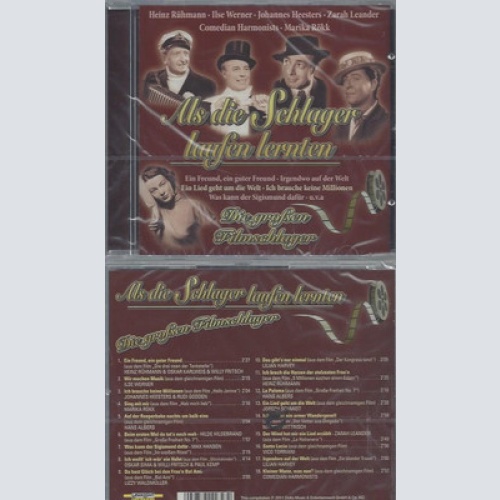 CD--NEU--ALS DIE SCHLAGER LAUFEN LERNTEN--DIE GROSSEN FILMSCHLAGER