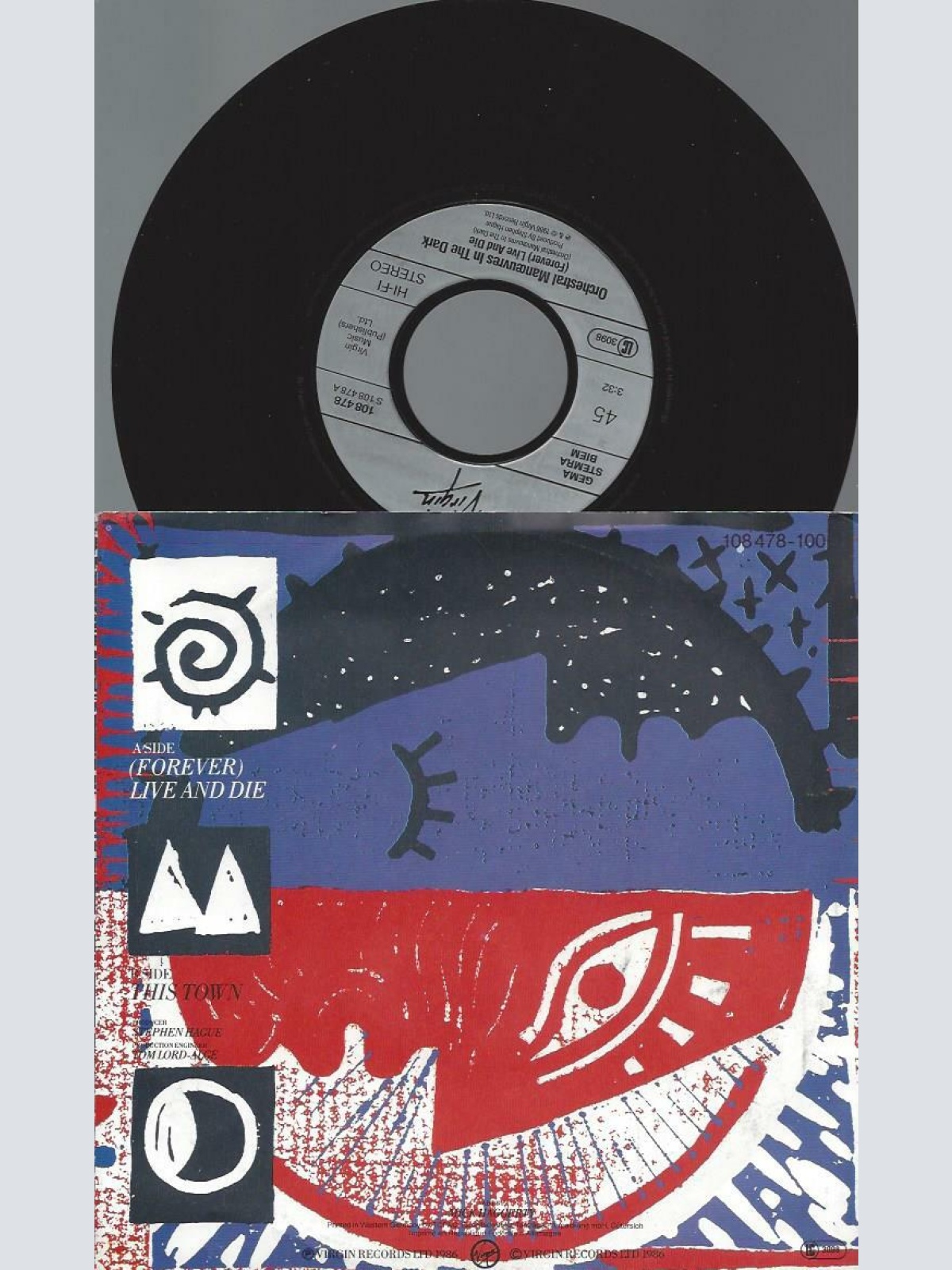 7"  Orchestral Manœuvres In The Dark – (Forever) Live And Die