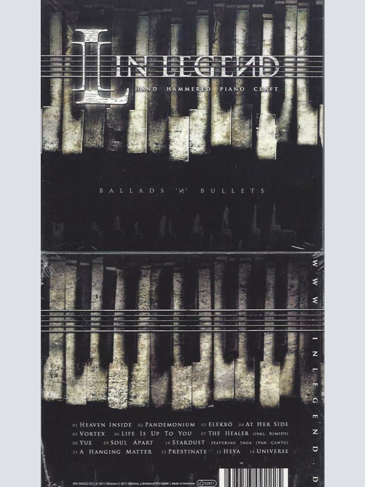 CD-- In Legend  Ballads 'N' Bullets