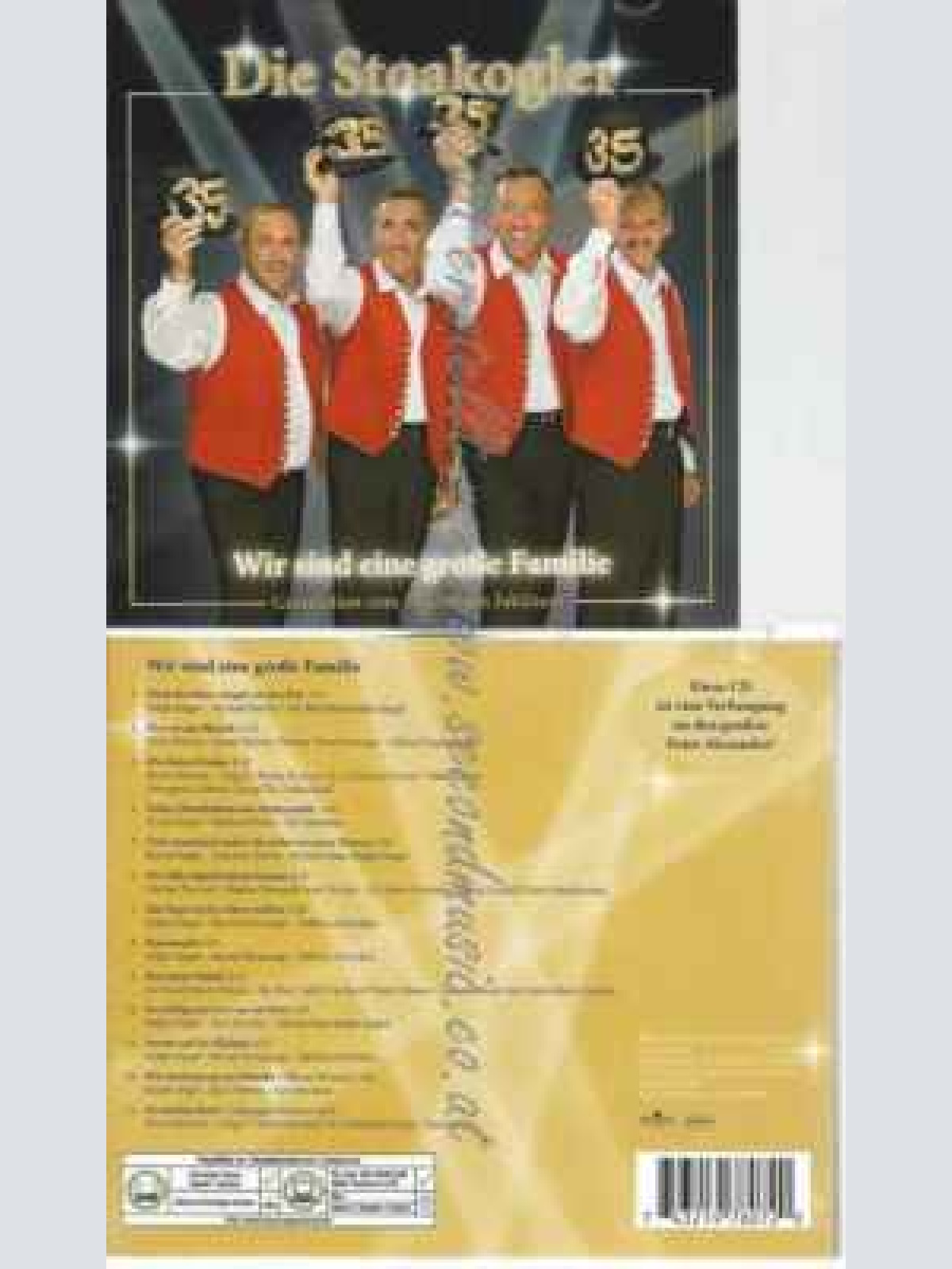 CD--STOAKOGLER TRIO 35 Jahre | --WIR SIND EINE GROSSE FAMILIE