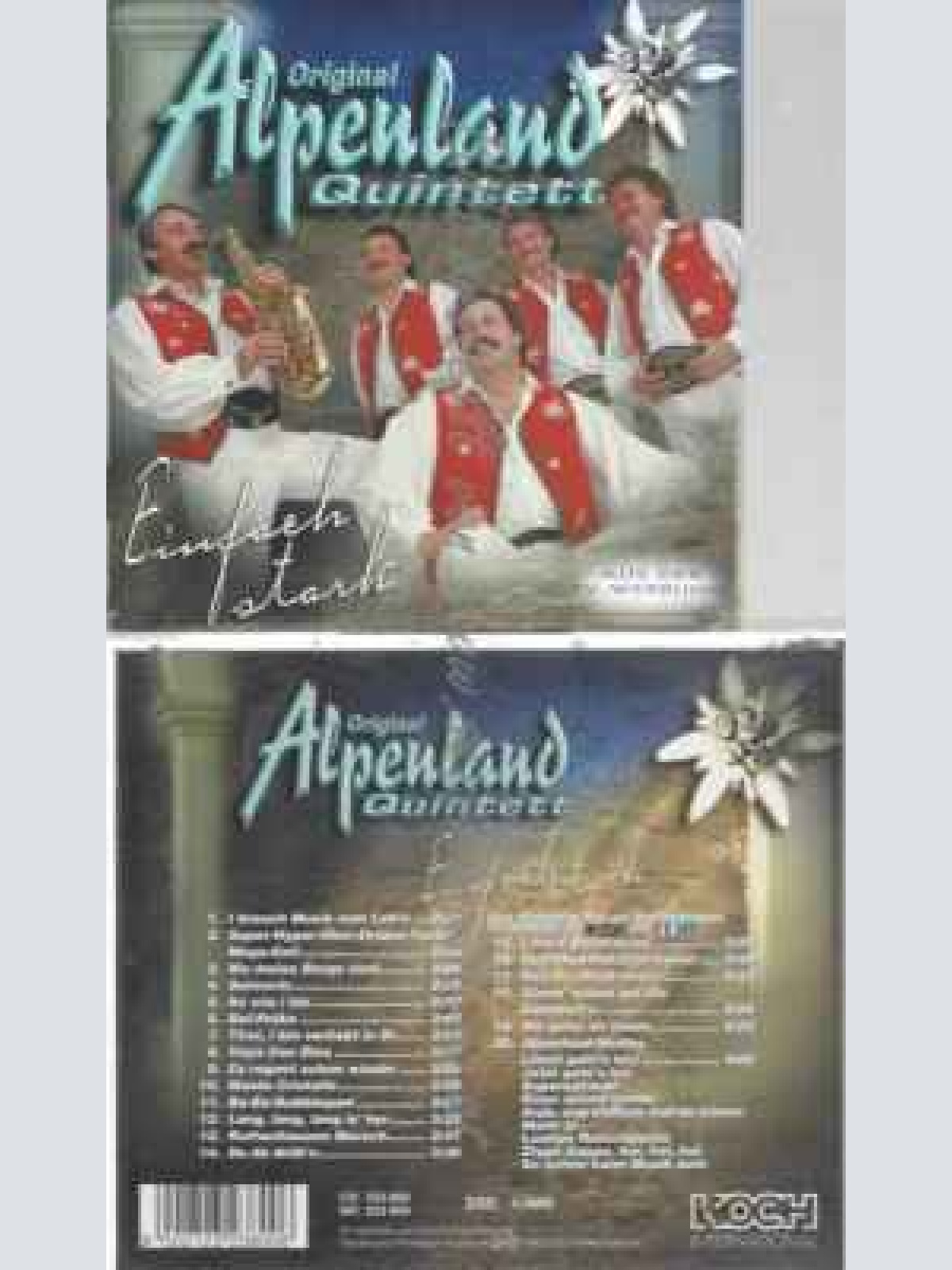 CD--ORIGINAL ALPENLAND QUINTETT | --EINFACH STARK
