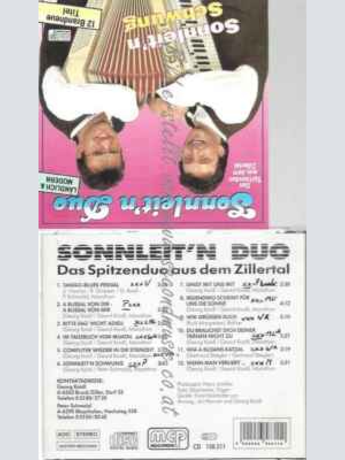 CD--SONNLEIT`N DUO--SONNLEIT`N DUO- DAS SPITZENDUO AUS DEM ZILLERTAL