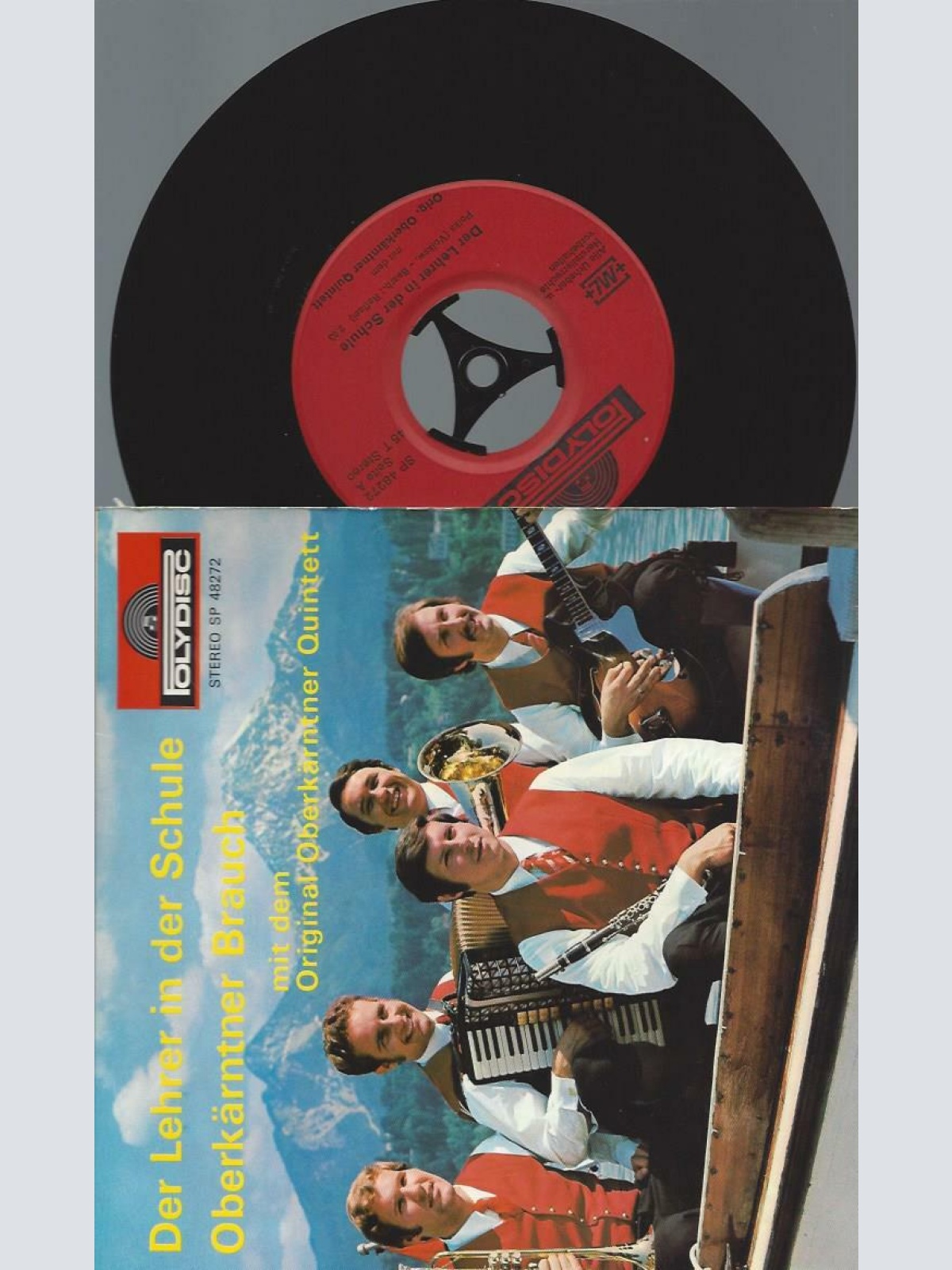 7" Original Oberkärntner Quintett-- Der Lehrer in der Schule