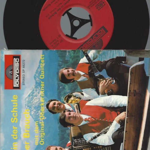 7" Original Oberkärntner Quintett-- Der Lehrer in der Schule