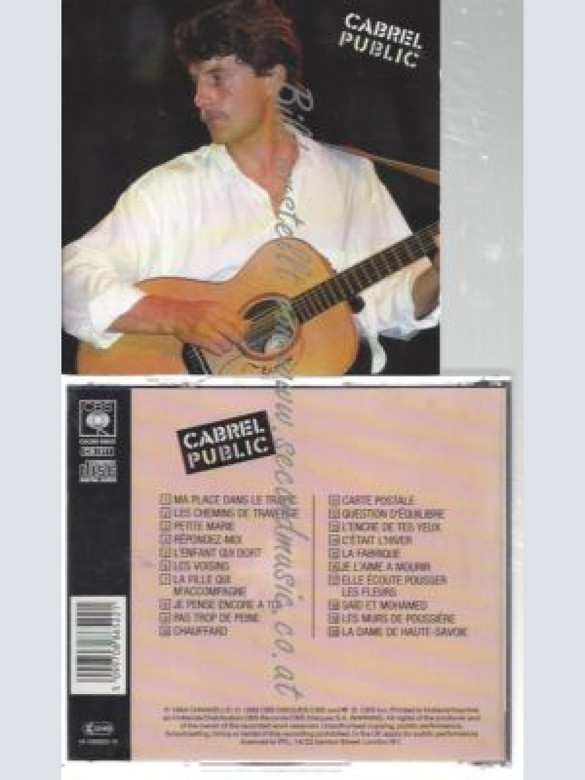 CD--FRANCIS CABREL--    CABREL EN PUBLIC