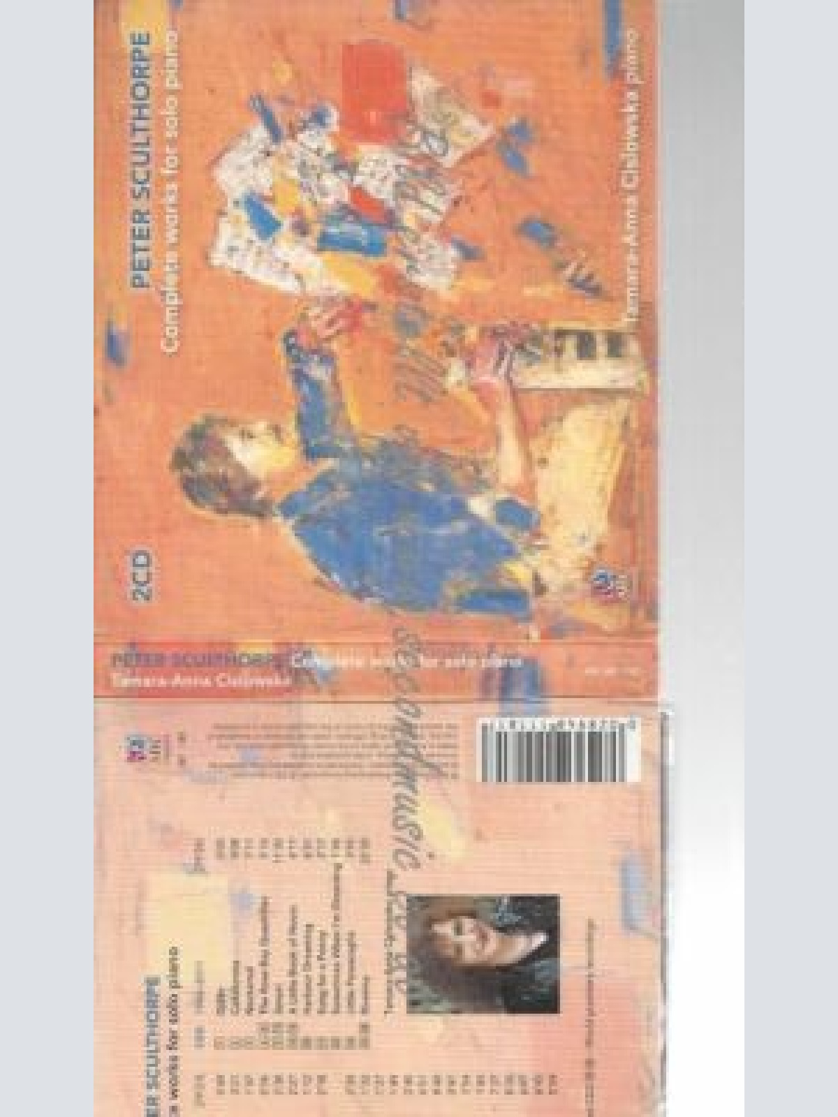 CD--  SCULTHORPE,PETER | --COMPLETE WORKS FOR SOLO PIANO