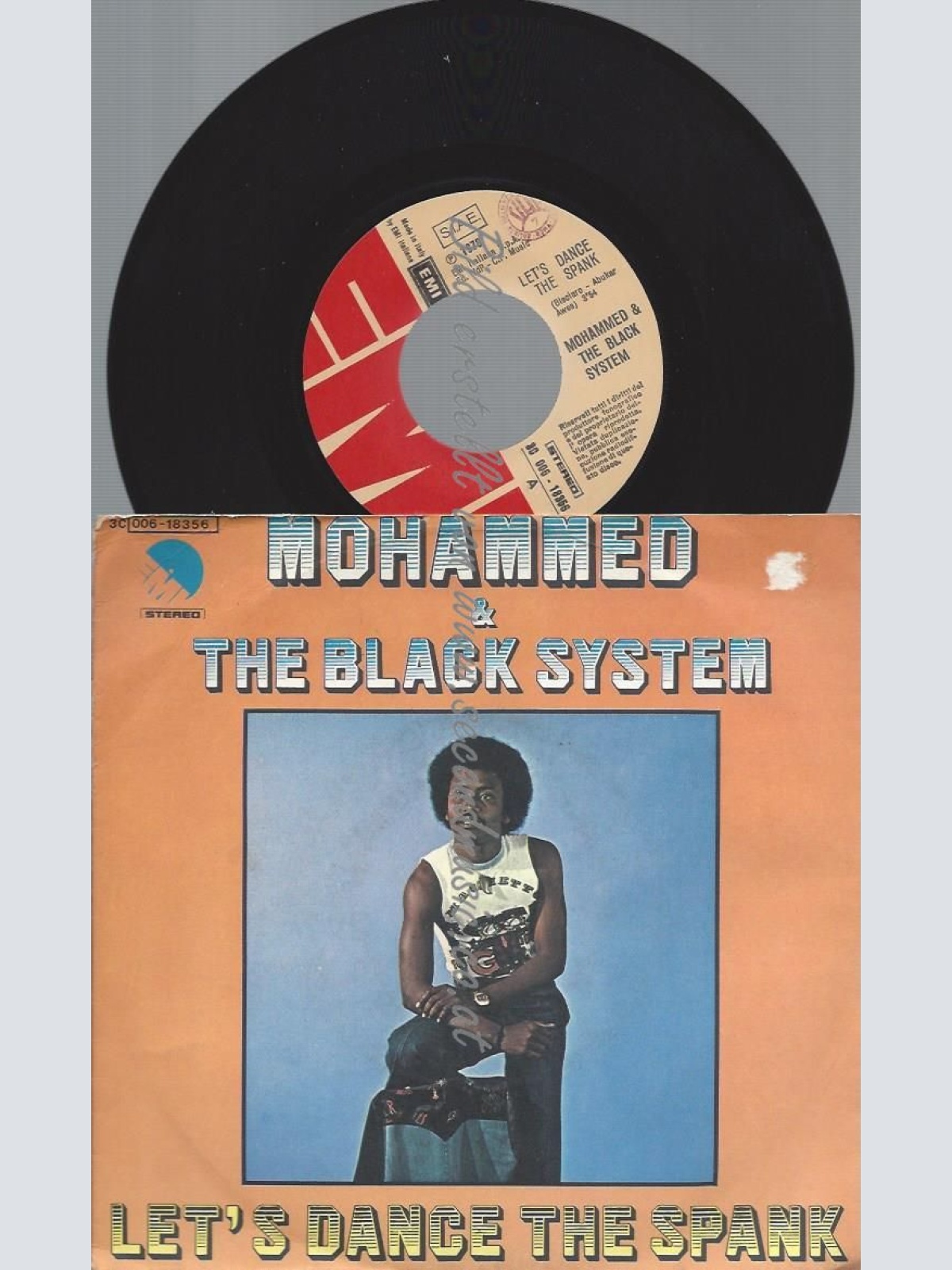 7"   Mohammed & The Black System – Let's Dance The Spank