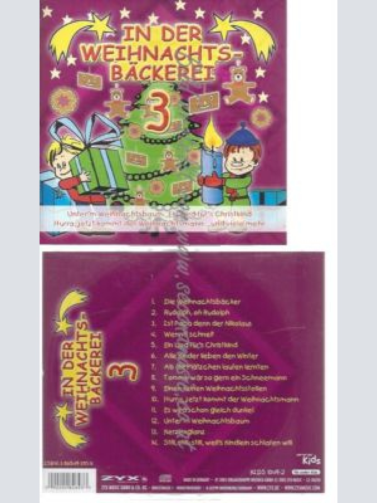 CD--VARIOUS--    DIE KINDER WEIHNACHTSBÄCKEREI     3
