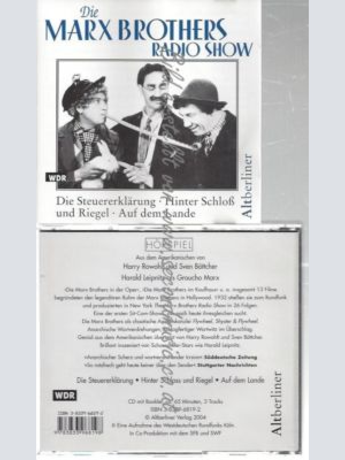 CD-- -    DIE MARX BROTHERS RADIO SHOW,