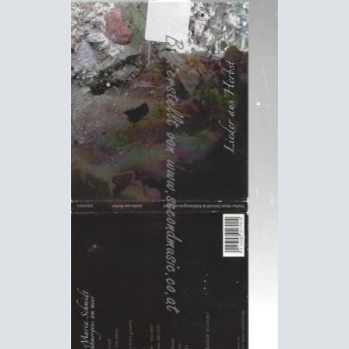 CD--NADINE MARIA SCHMIDT & FRÜHMORGENS AM MEER--    LIEDER AUS HERBST