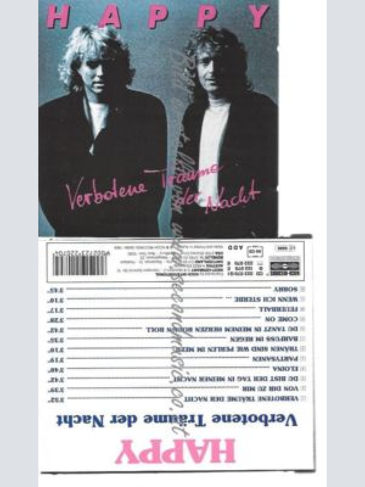 CD--HAPPY--    VERBOTENE TRÄUME DER NACHT