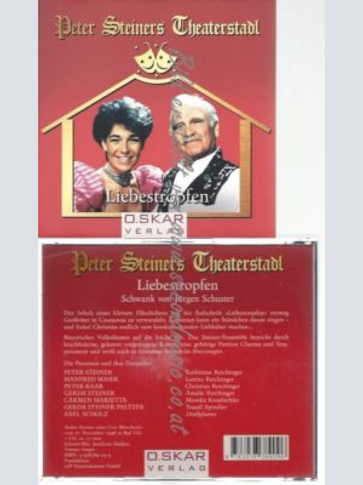 CD--    PETER STEINERS THEATERSTADL - LIEBESTROPFEN. CD