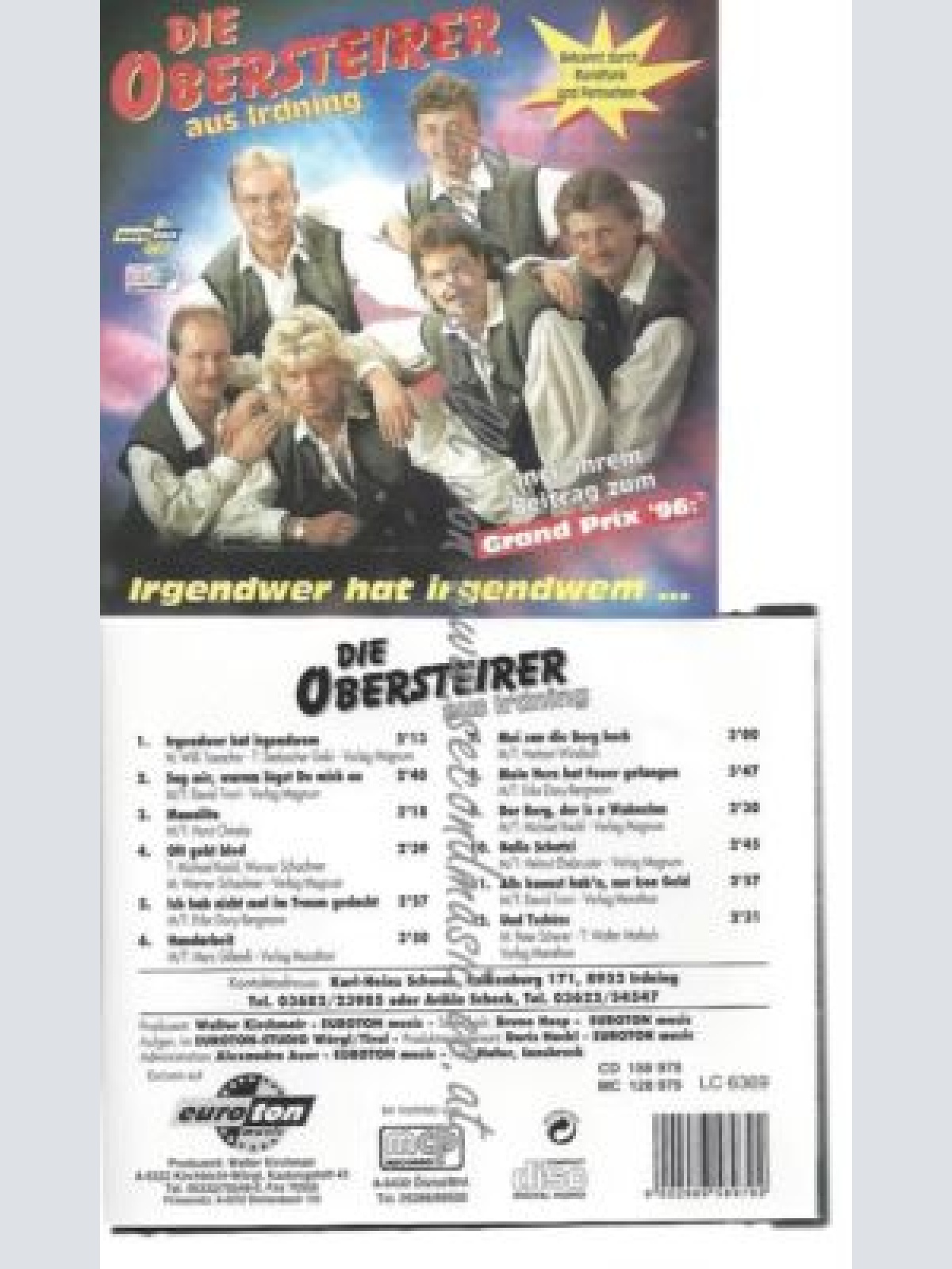 CD--OBERSTEIRER AUS IRDNING--    IRGENDWER HAT IRGENDWANN