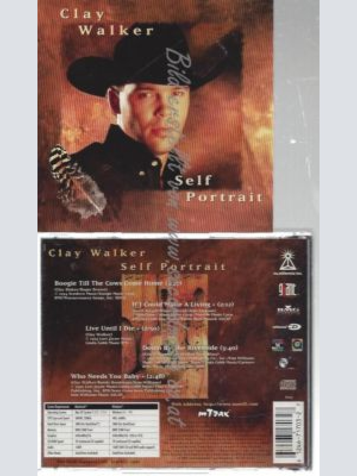 CD--CLAY WALKER--    SELF PORTRAIT |