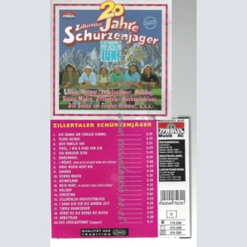 CD--IHRE GRÖSSTEN ERFOLGE    / SCHÜRZENJÄGER--     20JAHRE