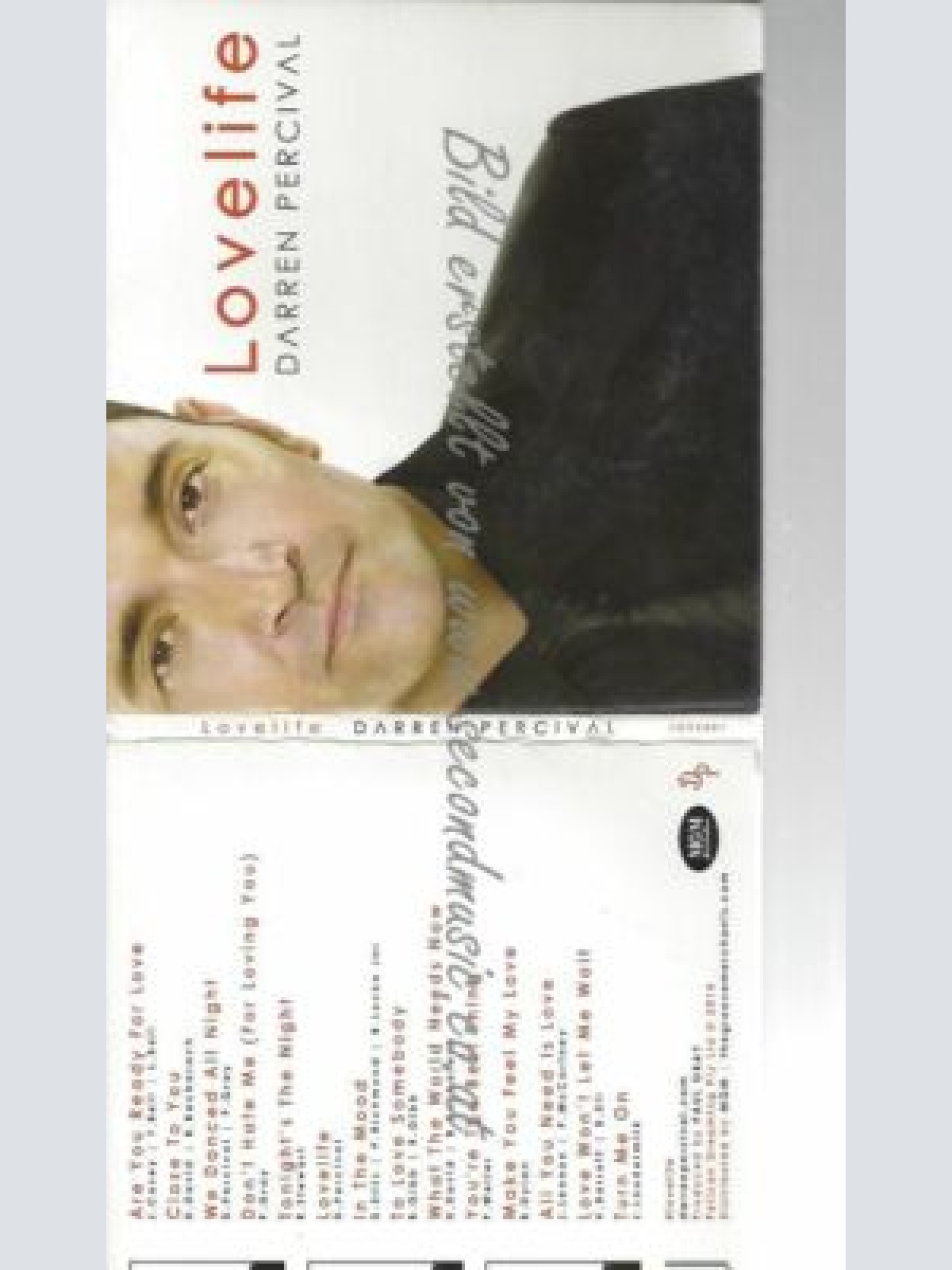 CD--DARREN PERCIVAL--LOVELIFE